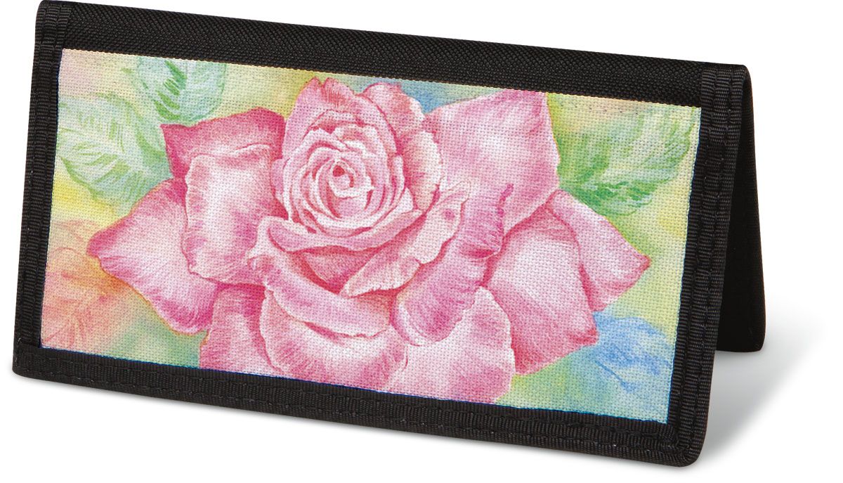 Floral Fancy Checkbook Cover - Non-Personalized