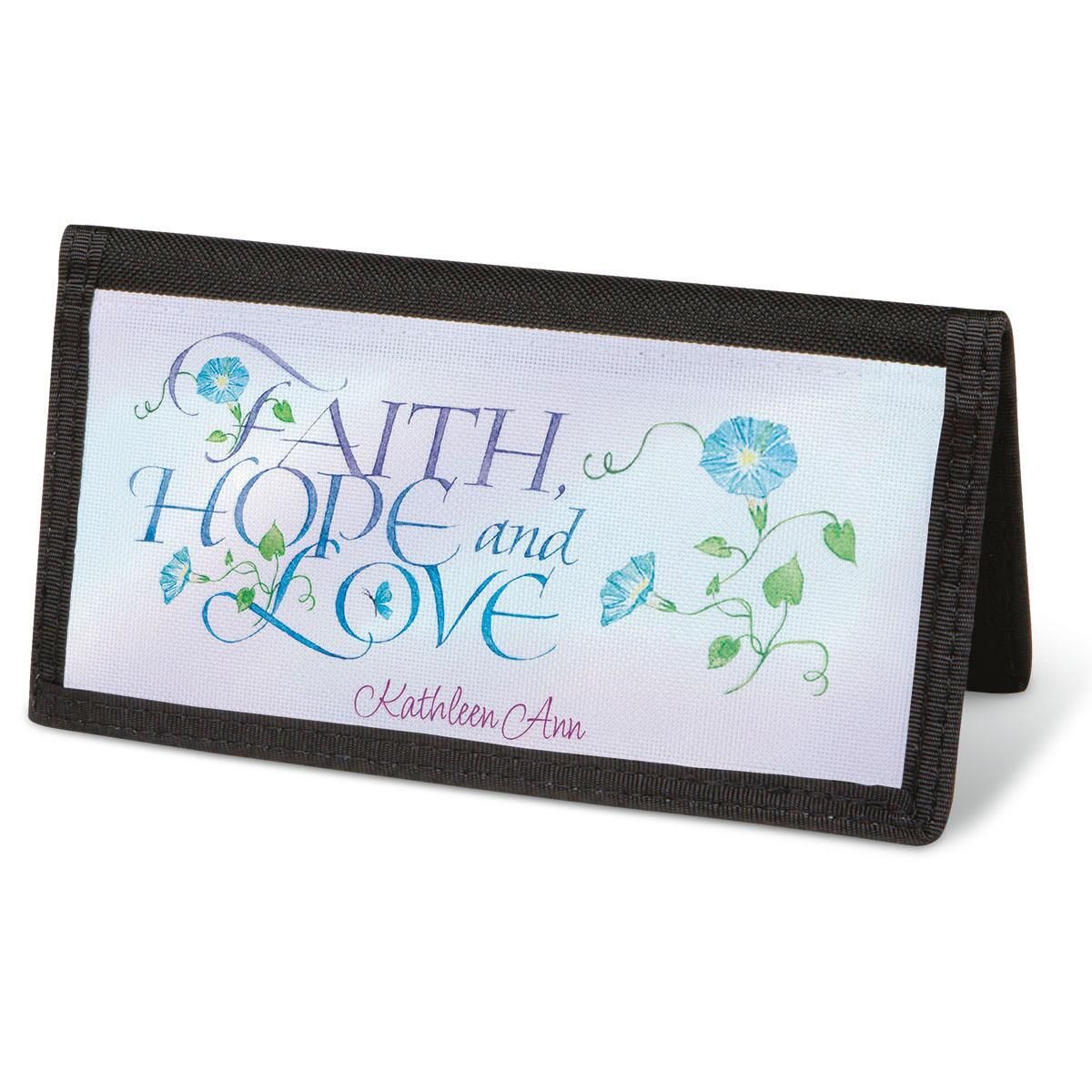 Expressions of Faith Checkbook Cover - Personalized