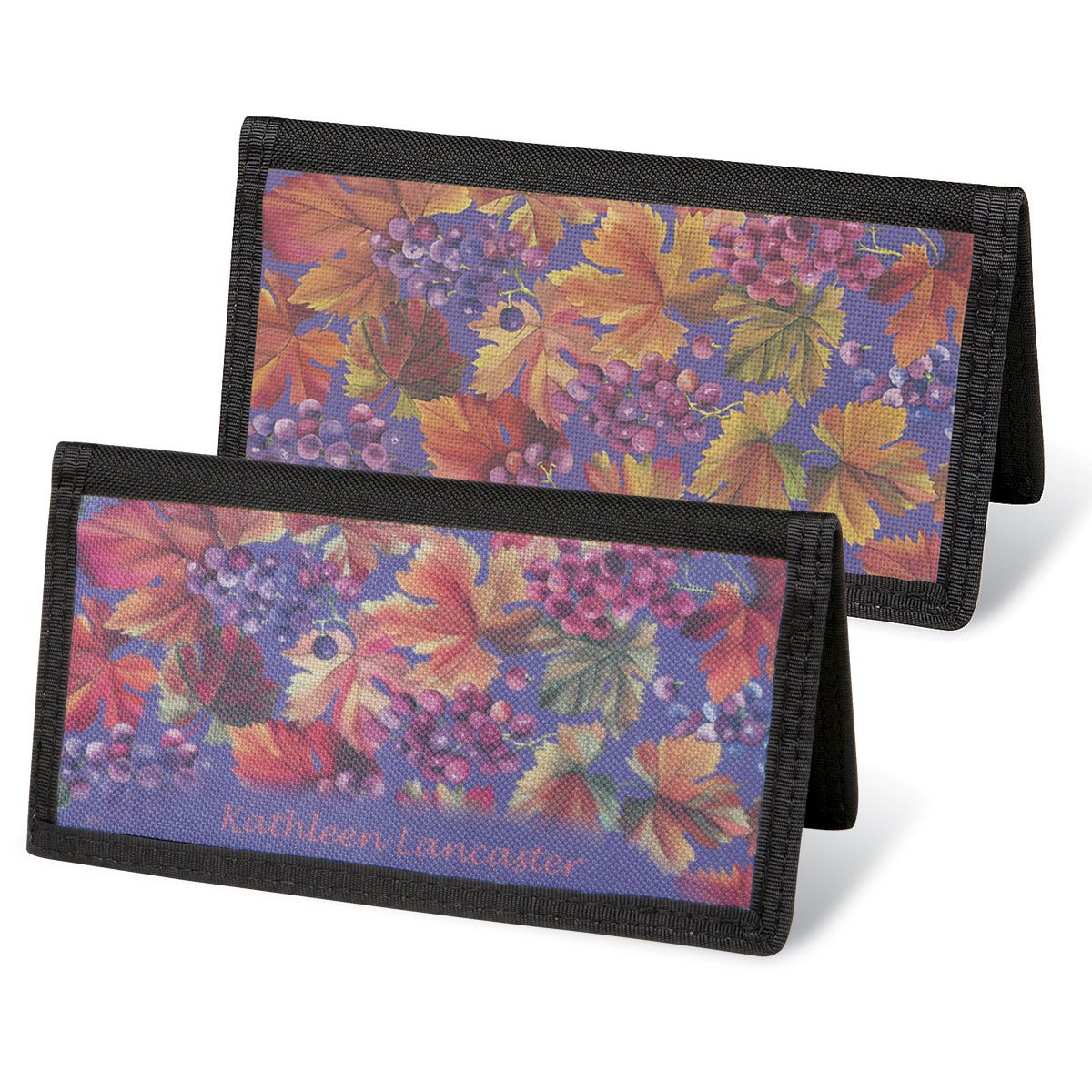 Vineyard Personal Checkbook Covers Colorful Images