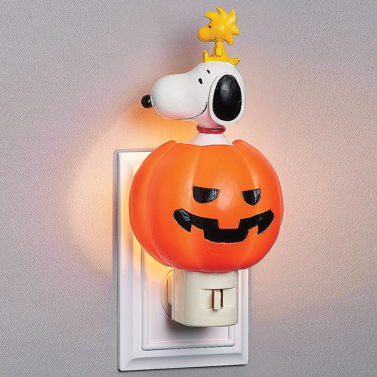 Peanuts Snoopy Jack-o'-Lantern & BOO! Sign 16 oz Glitter Travel Cup w/ Straw  NEW