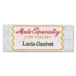 Made Especially For You By Custom Sewing Labels