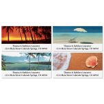 Paradise  Deluxe Address Labels  (4 designs)