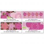 Shades of Pink Deluxe Address Labels  (4 designs)