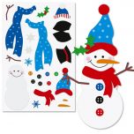 Decorate-Your-Own Snowman Sticker Sheets