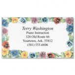 Pansies Business Cards