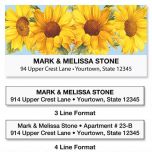 Sunflower Deluxe Address Labels
