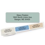 Stonewashed Colors Standard Rolled Address Labels  (5 Colors)