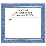 Blue Granite Foil Package Labels