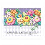 Floral Garden  Personalized Note Cards