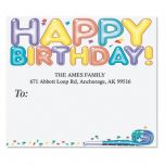 Happy Birthday Package Labels
