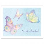 Watercolor Wings  Personalized  Note Cards