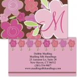 Shades of Pink Double-Sided Business Cards