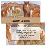 Loving Horses  Double-Sided  Business Cards