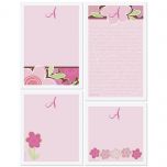 Shades of Pink Personalized Stationery Memo Set