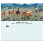 Gallop Horses  Package Labels