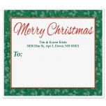 Merry Christmas  Package Labels