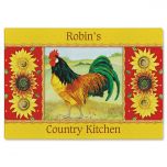 Rooster  Personalized Cutting Board