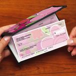 Shades of Pink Side-Tear Personal Checks