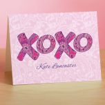 XOXO  Personalized  Note Cards