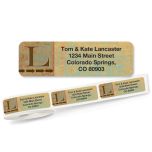 Qwerties Initial Rolled Return Address Labels
