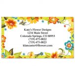 Bold Floral  Business Cards