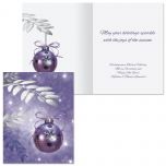 Symphony in Purple  Note Card Size Christmas Cards
