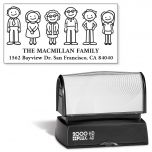 Our Family Address Stamp