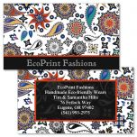 Color Paisley Double-Sided Business Cards