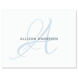 Simply Initial Custom Note Cards