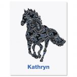 Horse Patterns Note Cards - Set of 12
