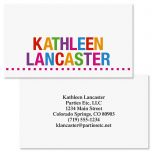 Whimsical Name  Double-Sided  Business Cards