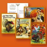 Victorian Thanksgiving Postcards