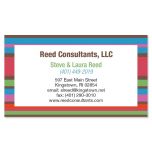 Striped Business Cards