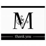 Formal Initial Thank You Card