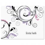 Black and Grey Fantasy Note Cards - Set of 24