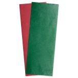 Red & Green Tissue Paper Sheets