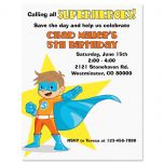 Super Kid Personalized Invitation