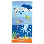 Personalized Under the Sea Beach Towel
