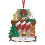 Mantel Stockings & Chimney Custom Christmas Ornaments