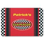 Checkered Flag Personalized Doormat