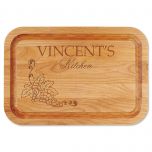 Vineyard Red Alder Custom Wood Cutting Board