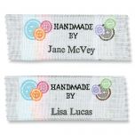 Hand Made By Personalized Sewing Labels
