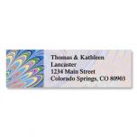 Marbled Paper Classic Return Address Labels