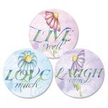 Live, Love, Laugh Envelope Seals   (3 Designs)