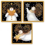 Snow Angel Envelope Seals  (3 Designs)