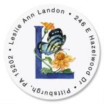 Butterfly Initial Round Address Labels