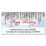 Aspens in Snow Deluxe Address Labels