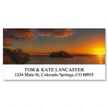 Autumn Sunset Deluxe Address Labels