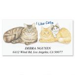 I Like Cats Deluxe Address Labels
