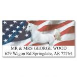 Freedom Horse Deluxe Address Labels